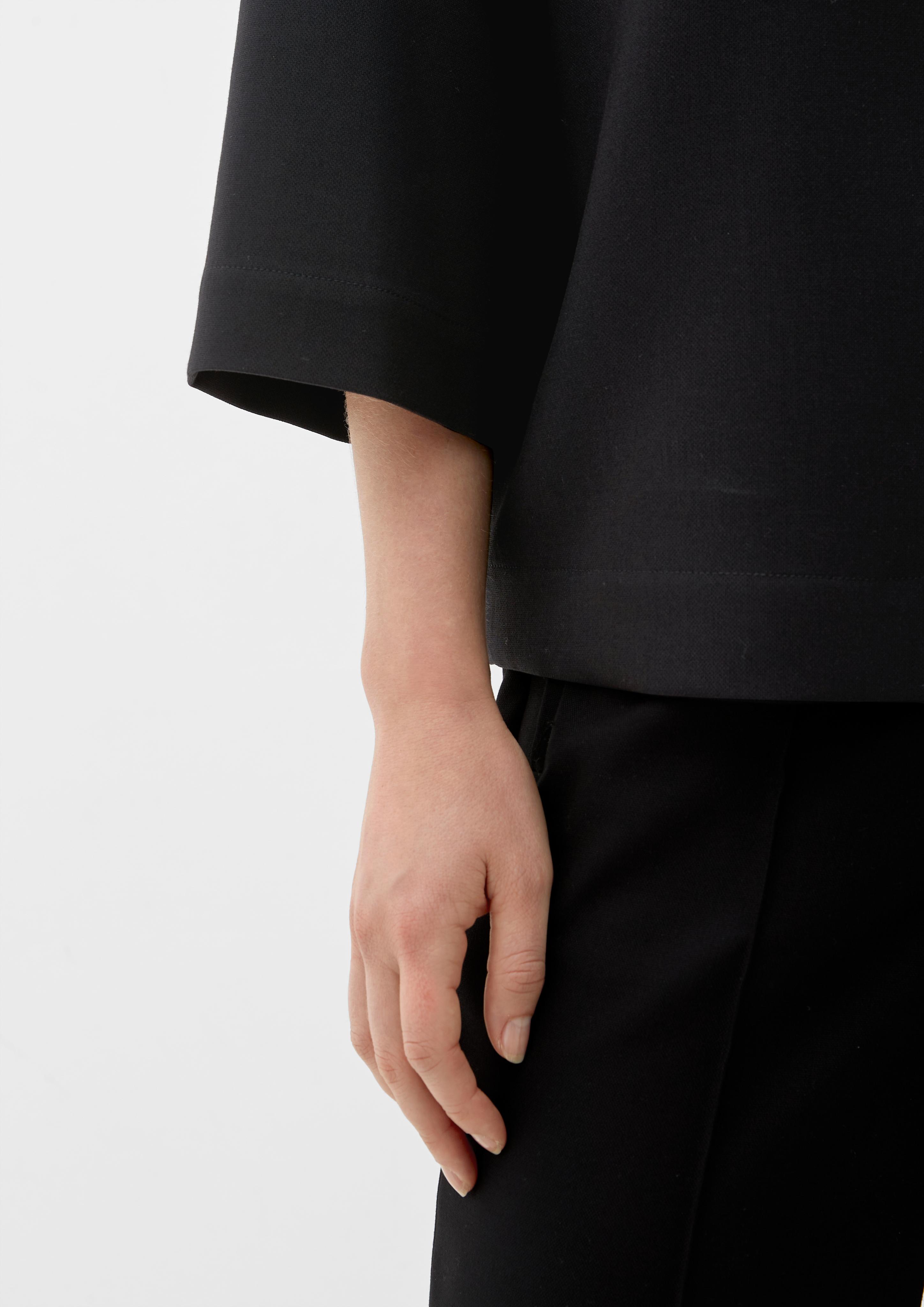 Bluse mit Viskose im Layering-Look  2122127-9999