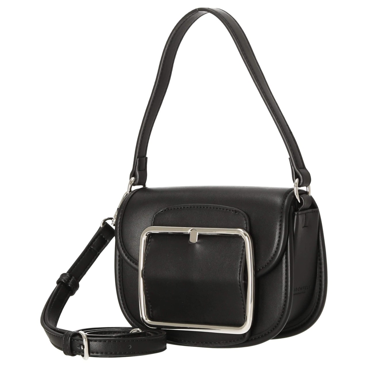SEIDENFELT Handtaschen schwarz SADDLE