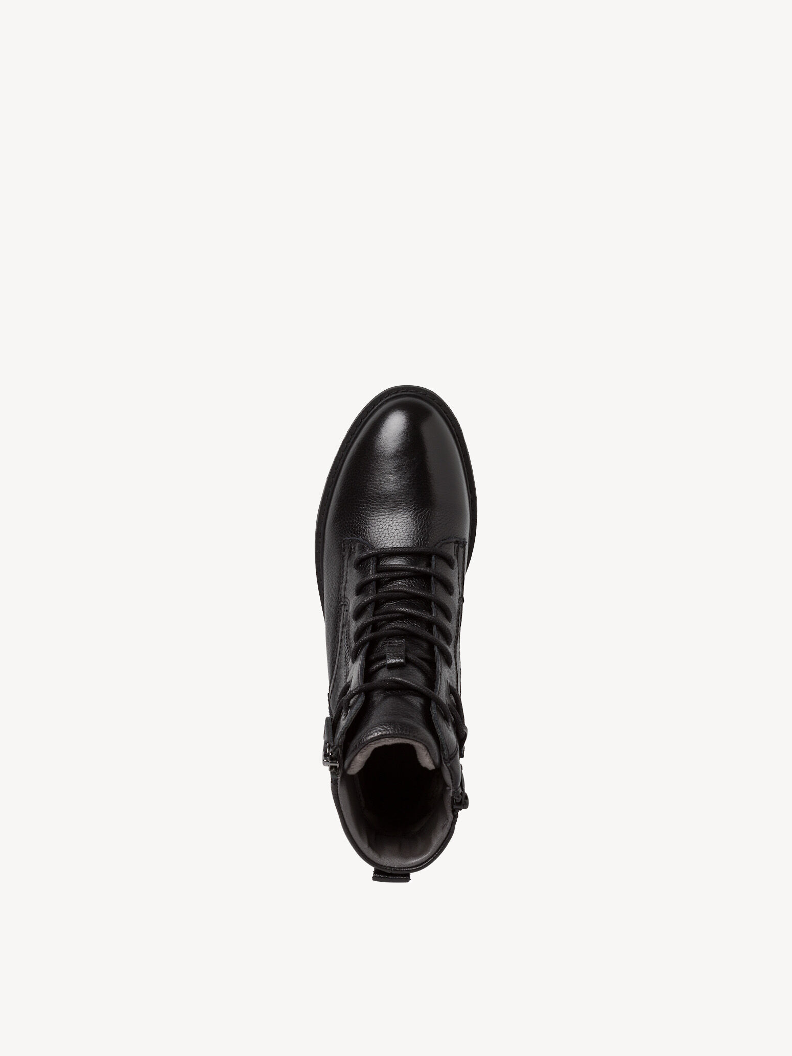 Bottine en cuir - noir