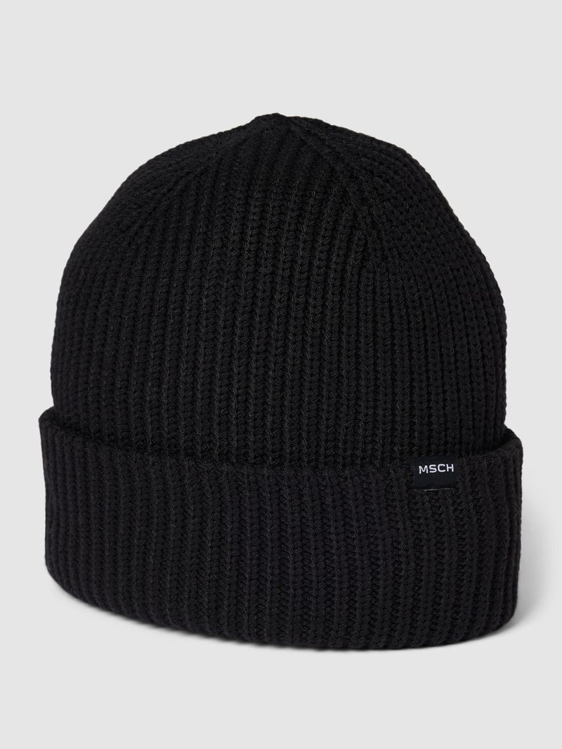 Beanie aus Viskose-Mix Modell 'Galine Rachelle' in schwarz