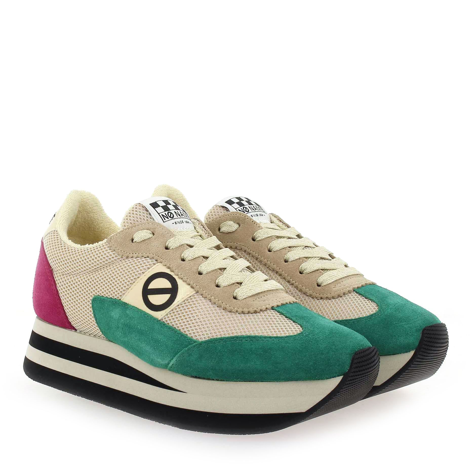 No Name  FLEX M JOGGER E24 - Vert Fuchsia