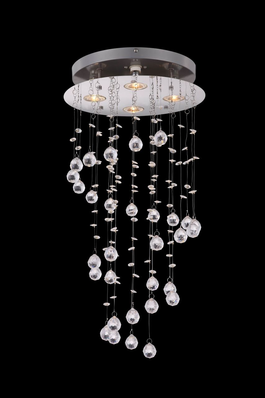 Globo Lighting - ST. TROPEZ - Deckenleuchte Metall verchromt, 4x GU10 LED