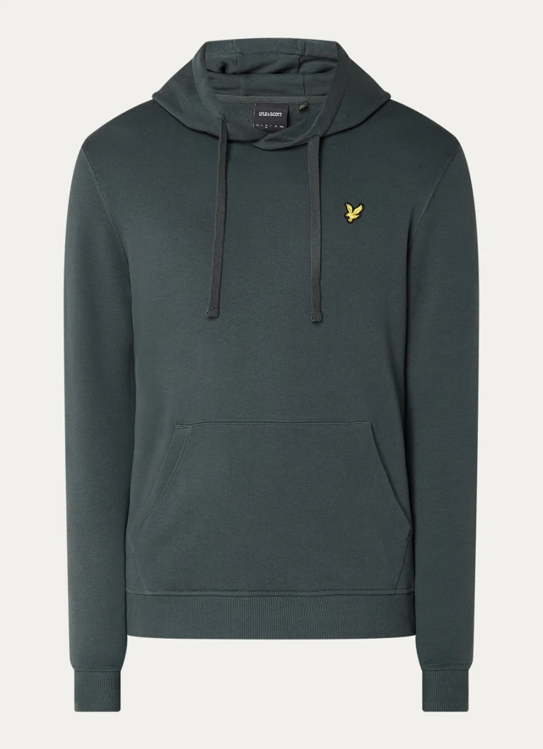 Hanorac Lyle & Scott cu logo brodat.