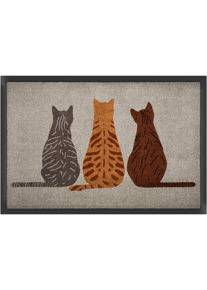 Fußmatte mit Katzenmotiv