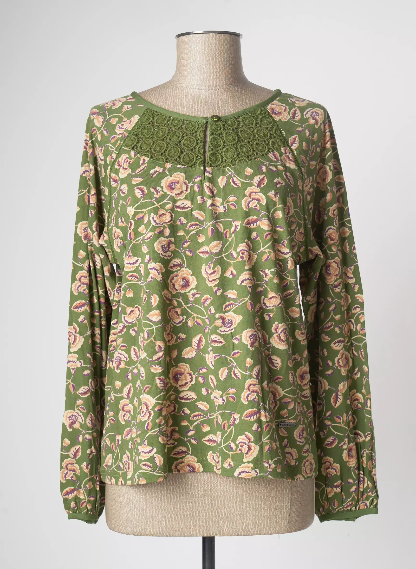 Agathe   Louise Tops Femme couleur vert
