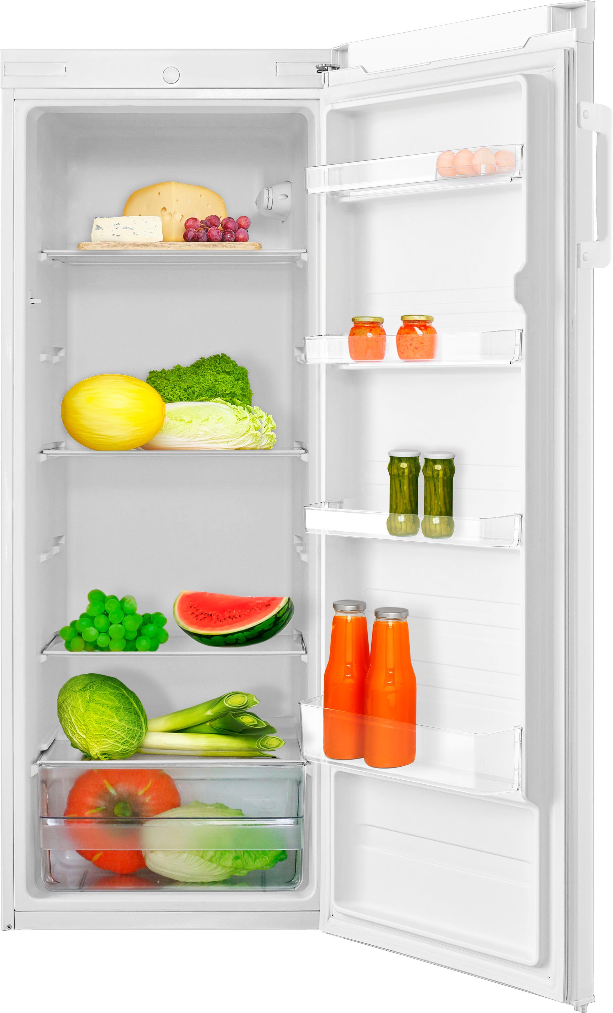Amica Vollraumkühlschrank VKS 354 130 W, 142 cm hoch, 55 cm breit