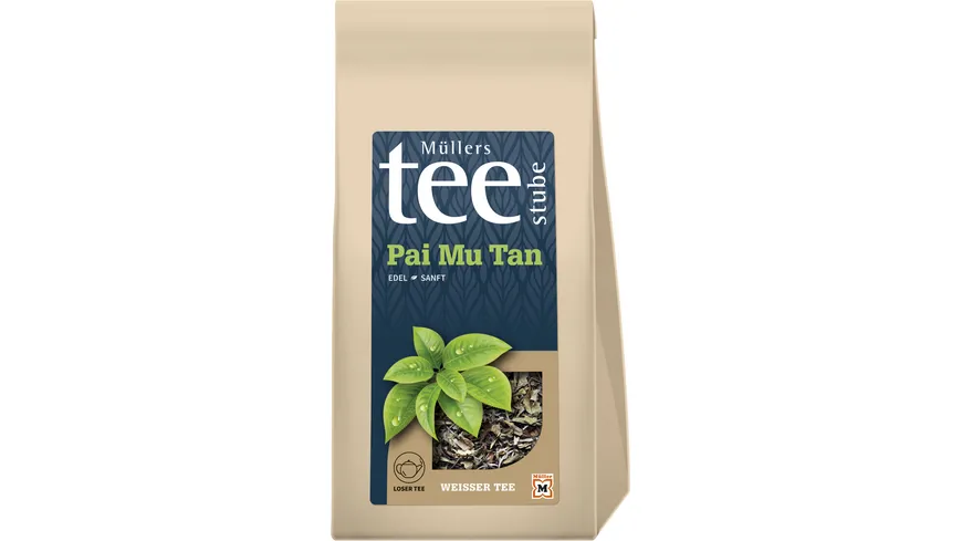 Müllers Teestube Weißer Tee Lose Pai Mu Tan 40 g