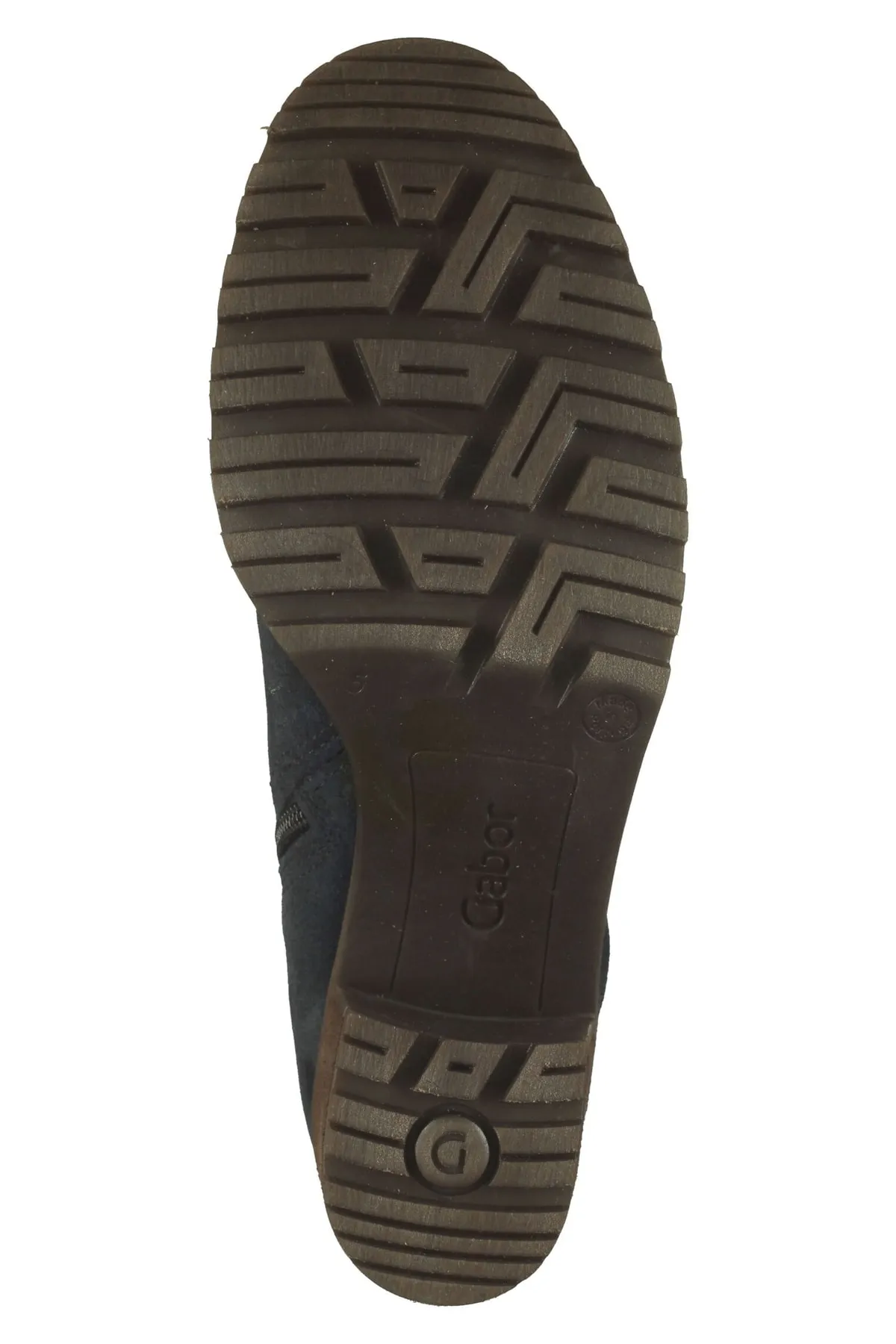GABOR  Stiefelette - Blau - Blockabsatz