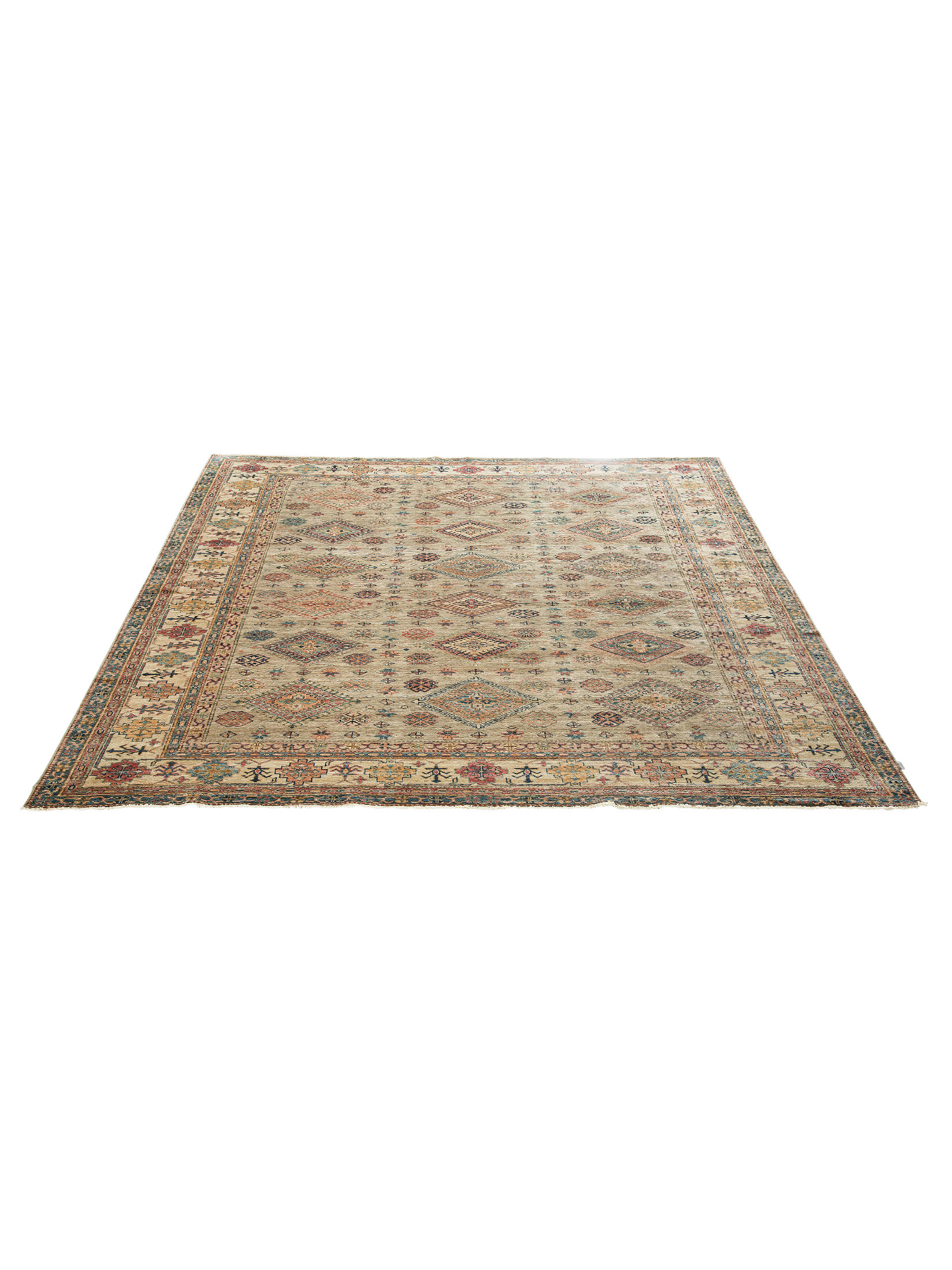 Kazak Ghazni ca. 252 x 301 cm, Unikat / Einzelstück