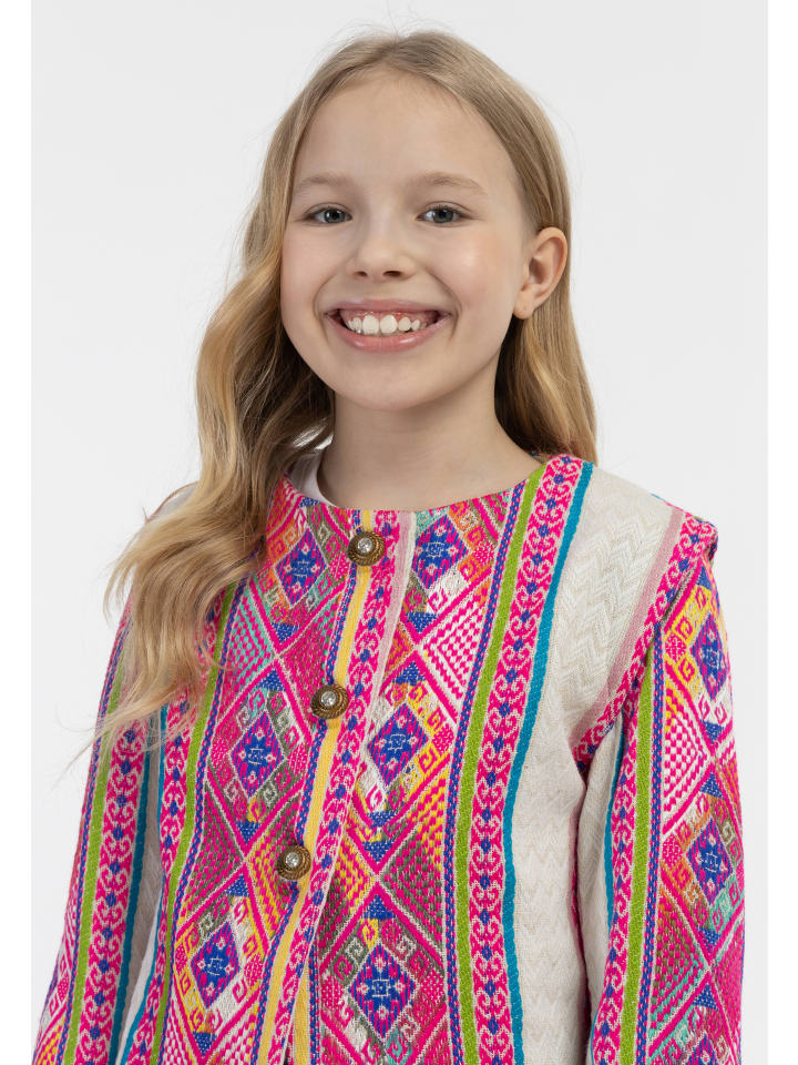 IZIA Jacke in Mehrfarbiges Pinkes Ethnomuster günstig kaufen