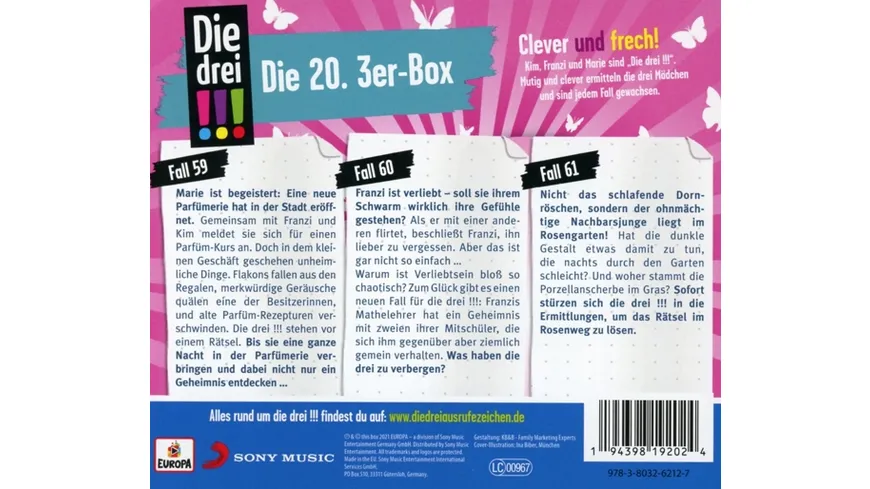 Die 20.3er Box (Folgen 59,60,61)