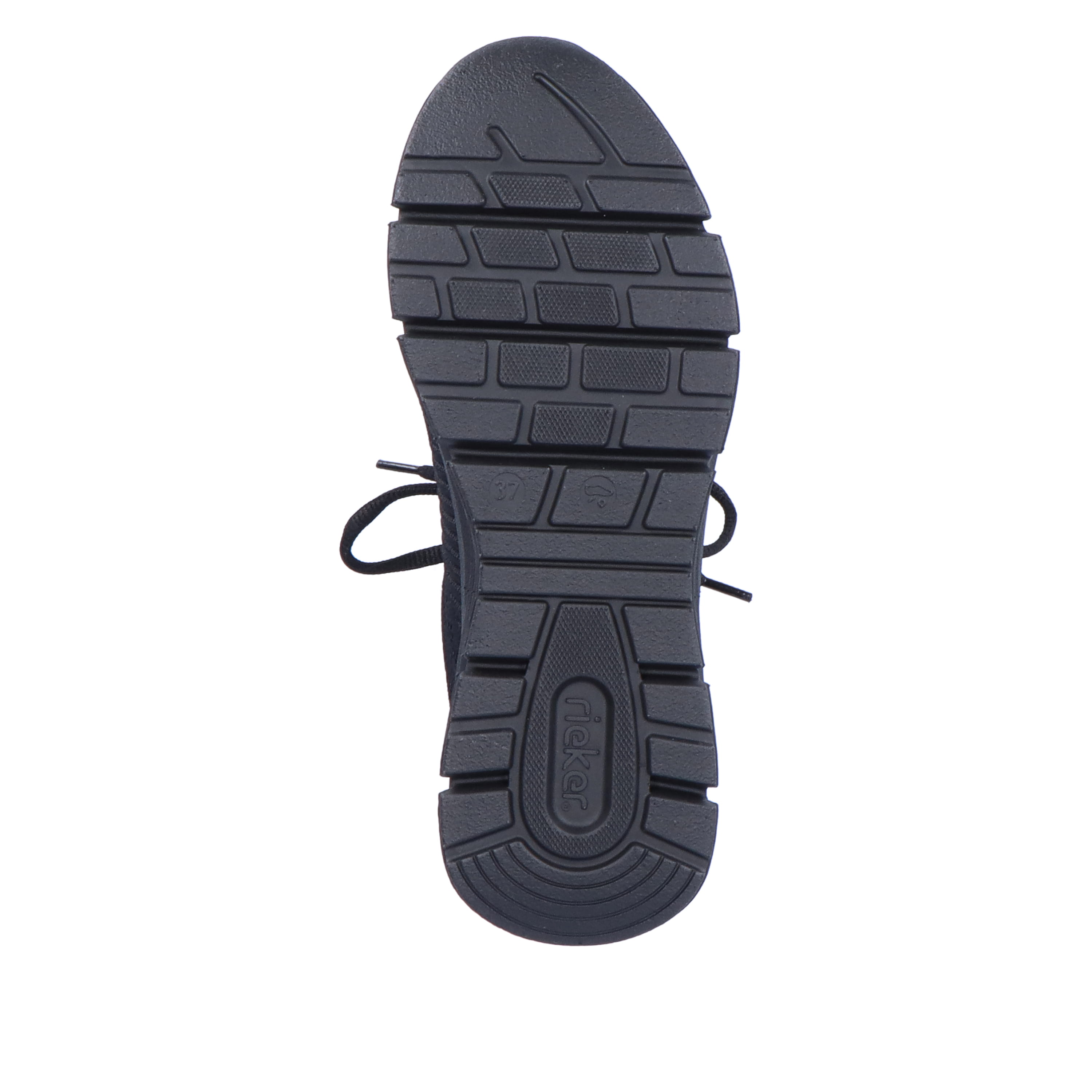 Rieker Damen Sneaker Low tiefschwarz