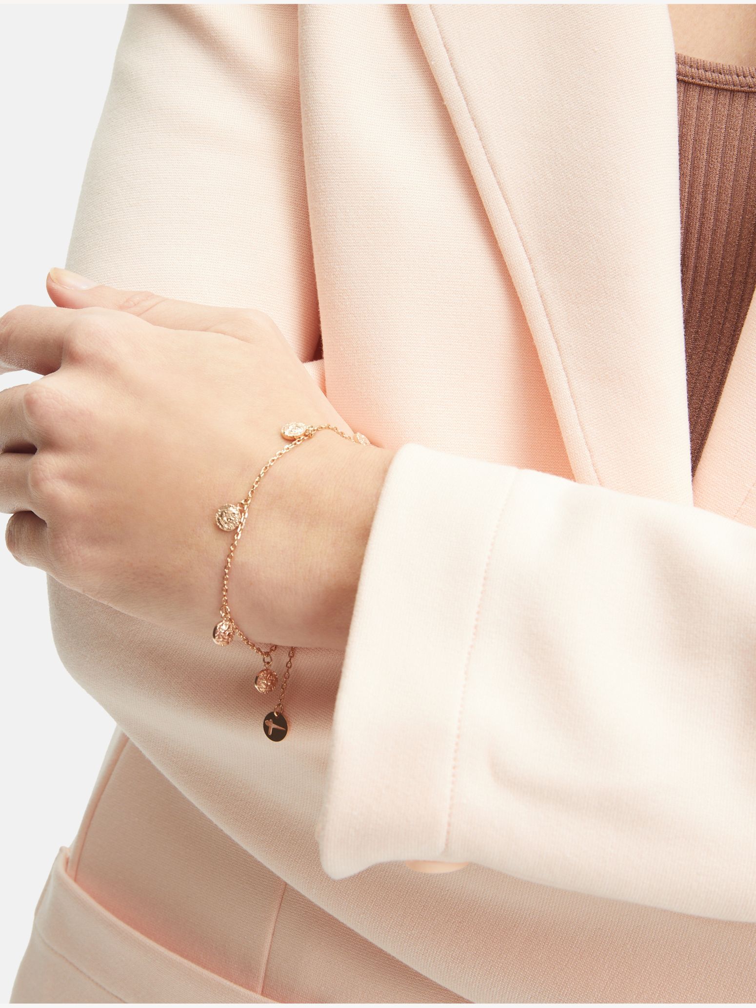 Bracelets - or rose