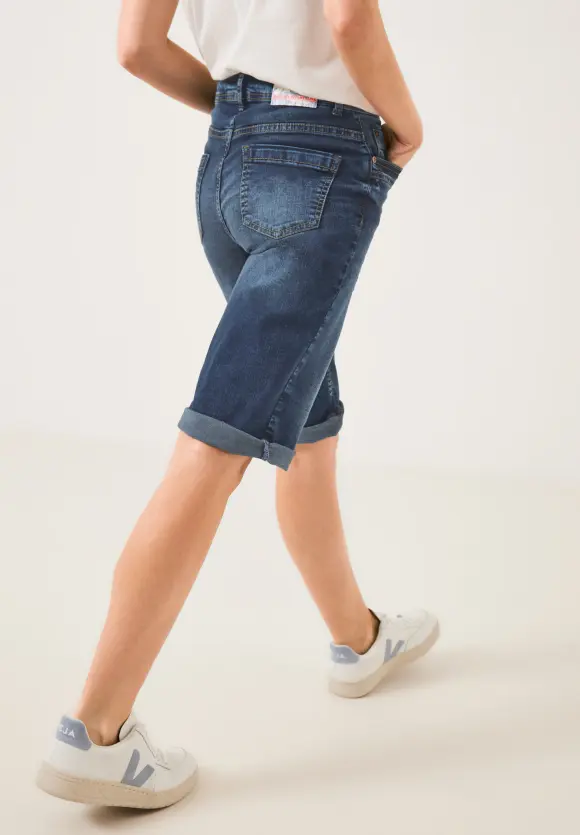 CECIL Slim Fit Jeansbermuda