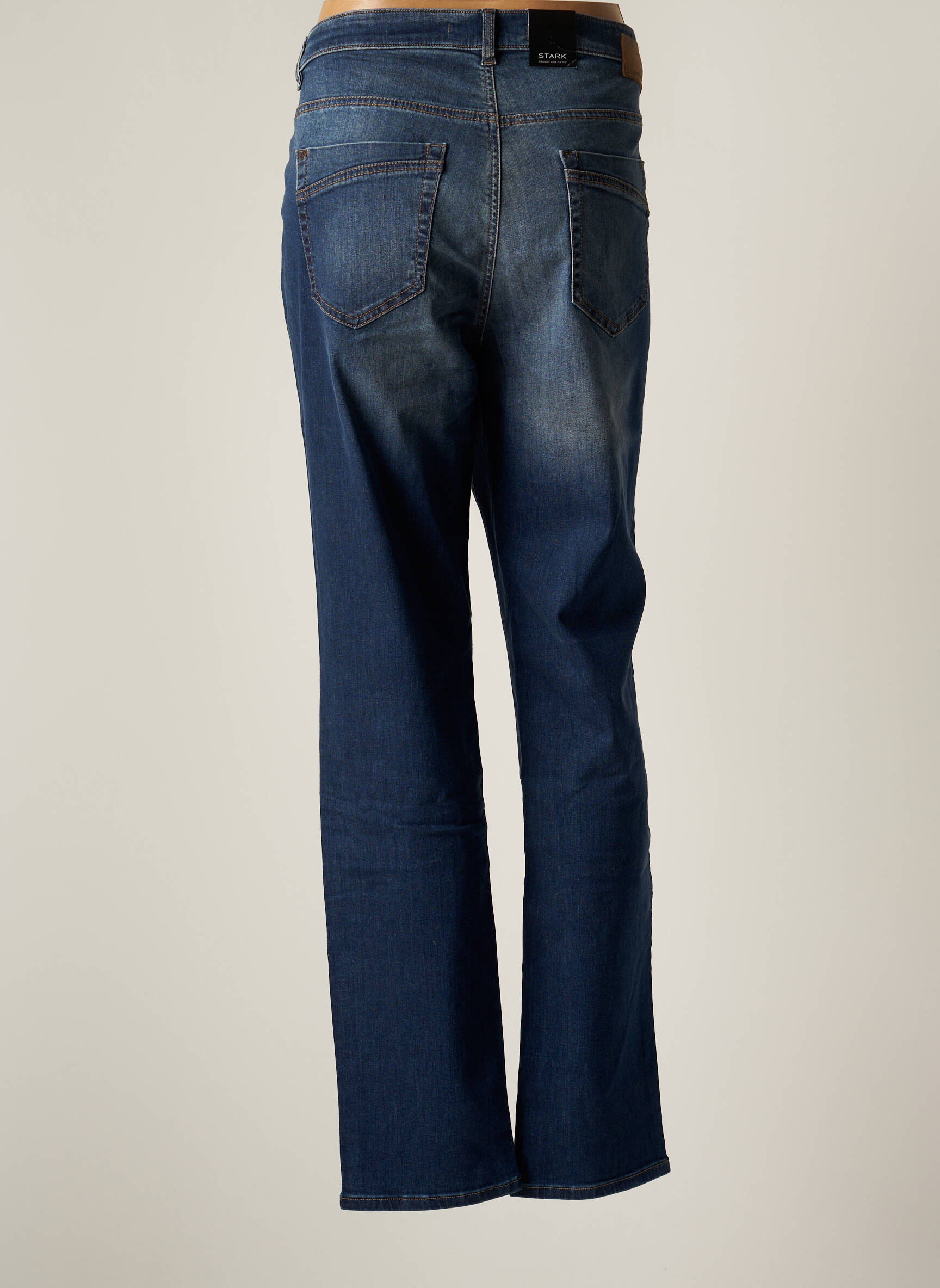Stark Jeans Coupe Droite Femme couleur bleu