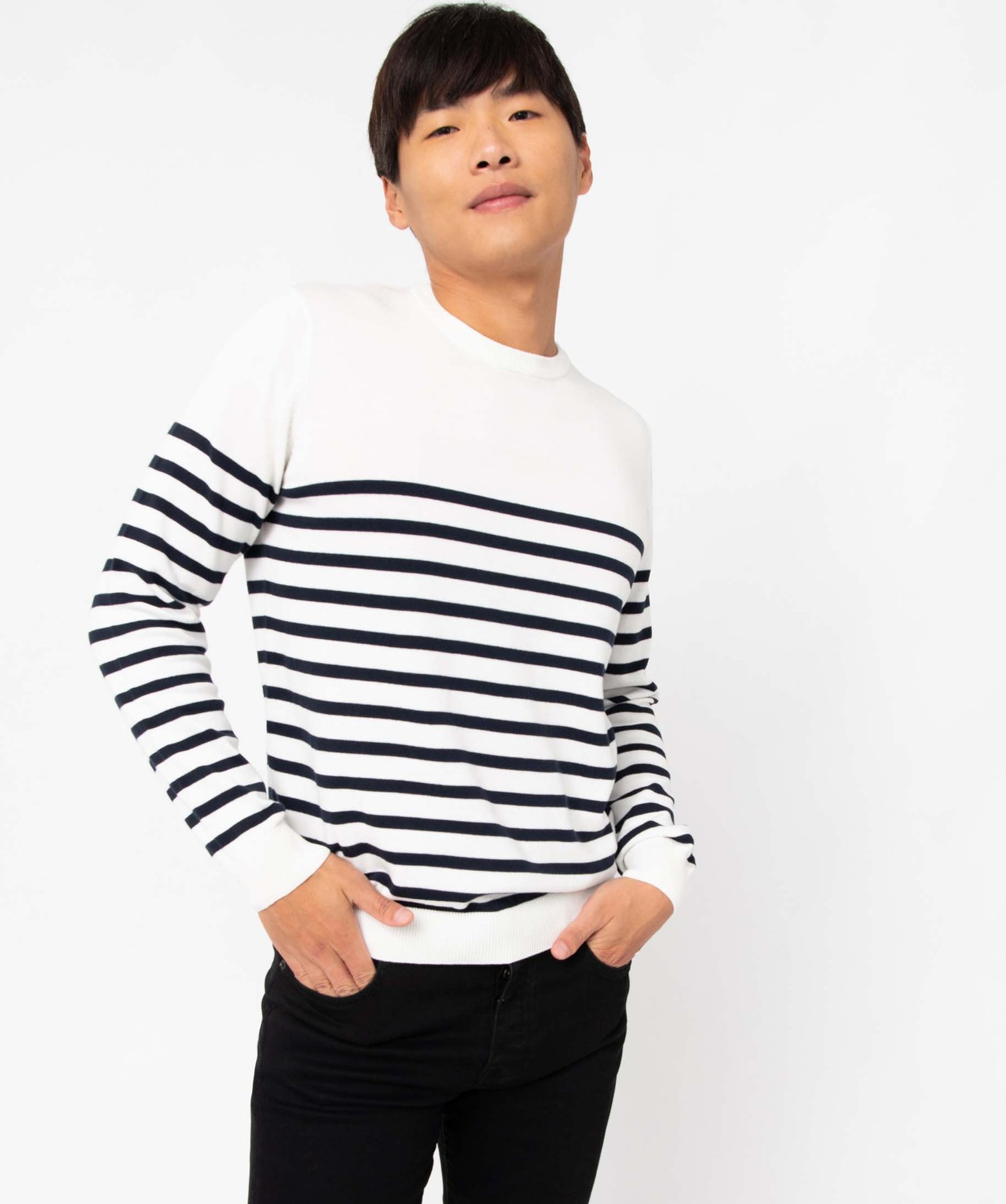 Pull homme à rayures raye | GEMO