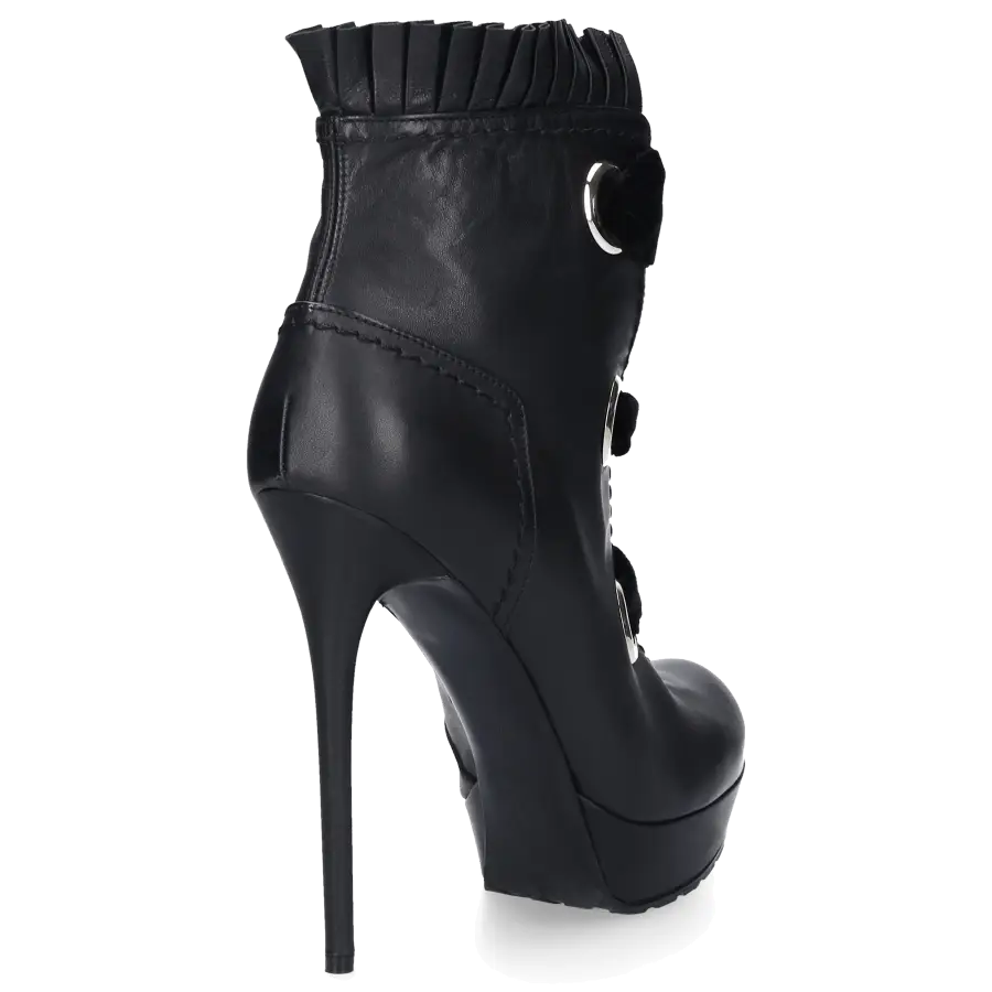 Alexander McQueen - Stiefeletten Kalbsleder - schwarz