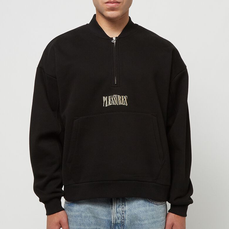 Pleasures Karat Quarter Zip Fleece Black