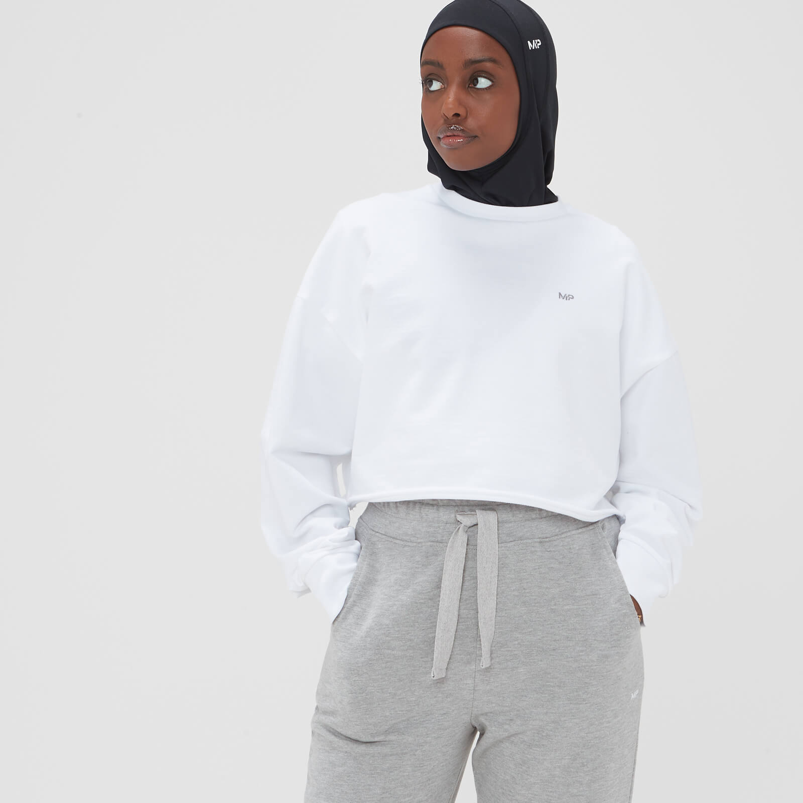 Sweat court MP Composure pour femmes – Blanc