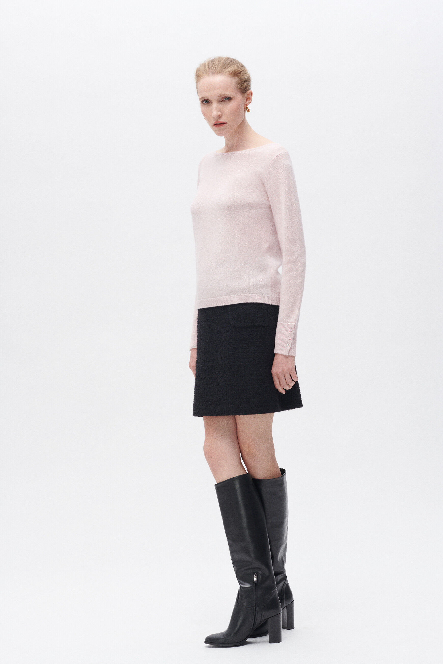 Pull zoan rose pastel femme