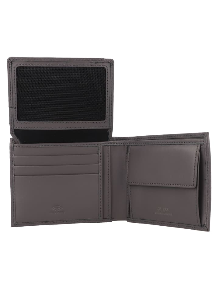 Guess Madrid Geldbörse Leder 12 cm in grey günstig kaufen onesize