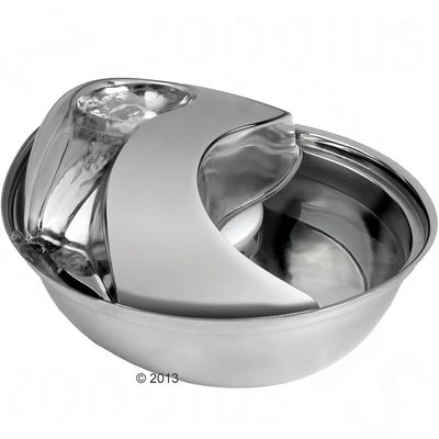 Raindrop Trinkbrunnen aus Edelstahl, 1,7 Liter