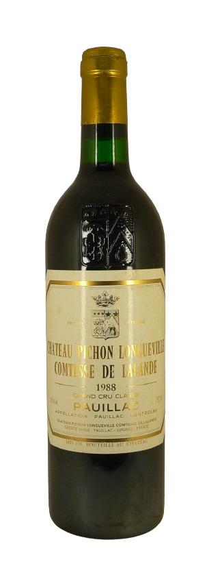 1988 Château Pichon Longueville -Comtesse de Lalande- Grand Cru Classé AC Pauillac