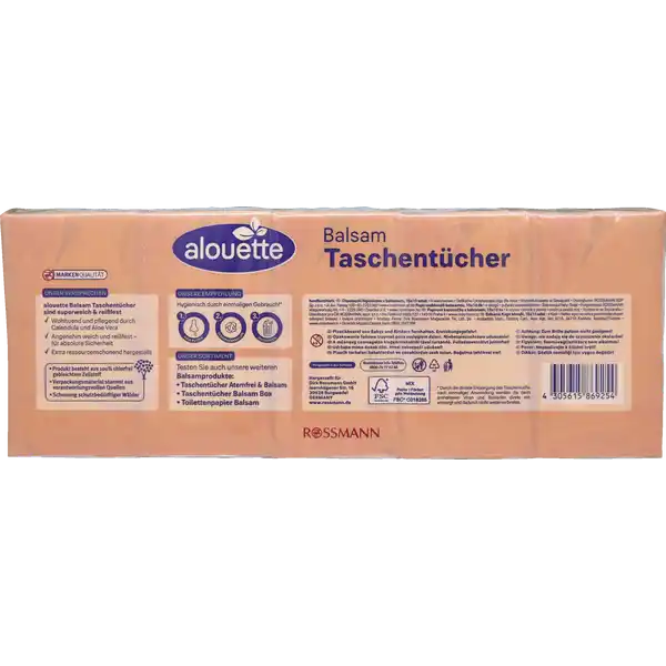 Taschentücher Balsam
