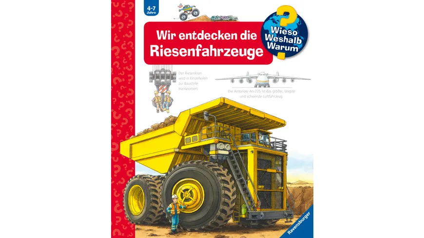 Ravensburger - Wieso? Weshalb? Warum? Wir entdecken die Riesenfahrzeuge, Band 6