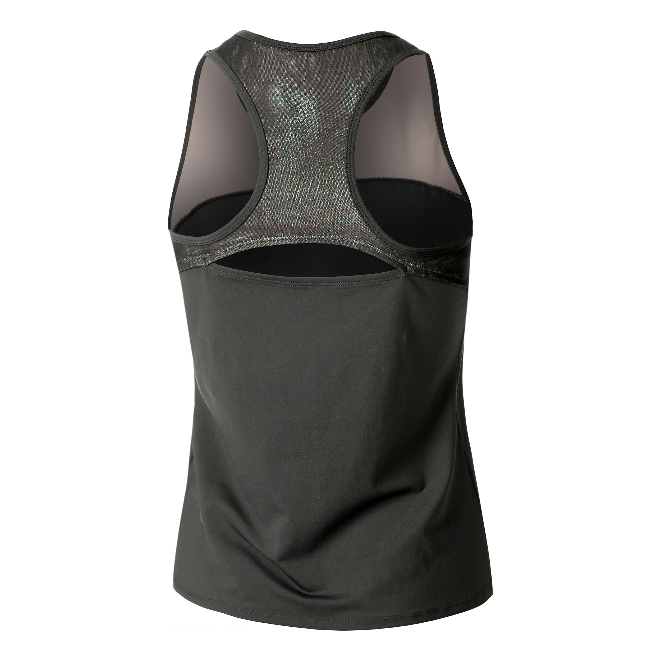 Sparkle Racerback Tank-Top Damen - Anthrazit