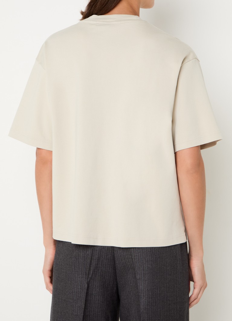 T-shirt OLAF Interlock con logo ricamato