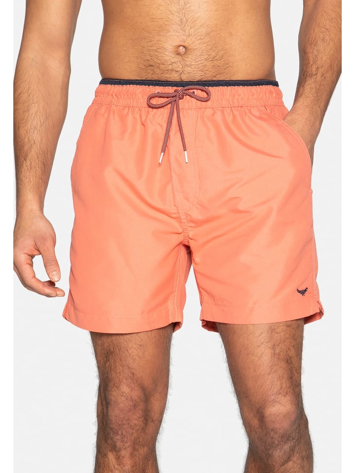 Threadbare Badeshorts Dawlish in Coral günstig kaufen