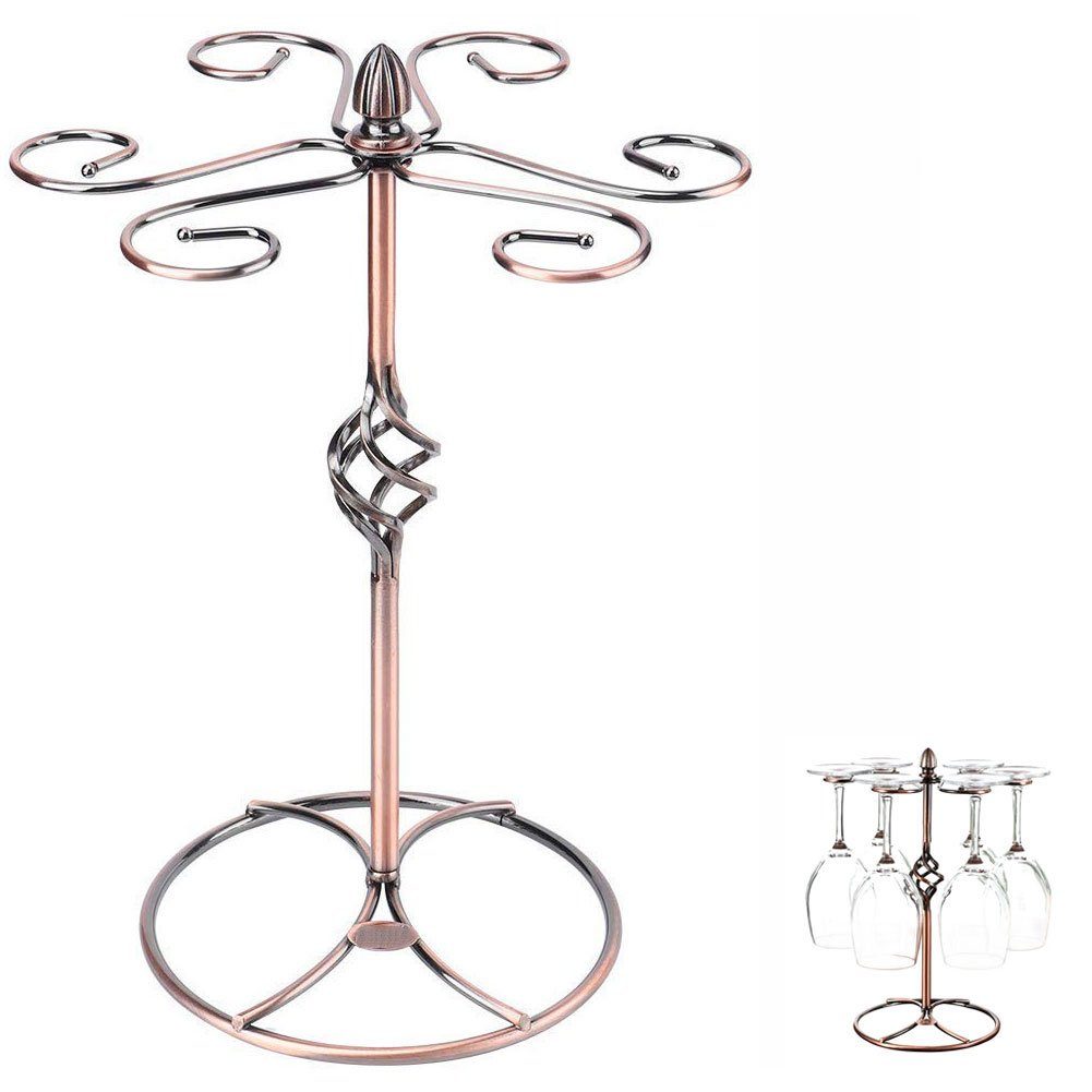 Sarfly Gläserhalter Weinglashalter, Stand Freistehend Weinregale Gläserhalterung (1 St), für Küche Bar Dekoration