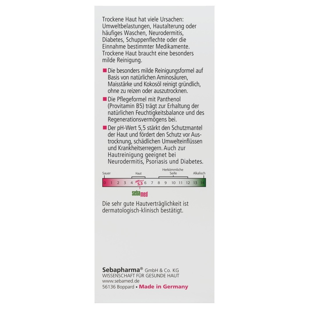 Trockene Haut Wasch Emulsion