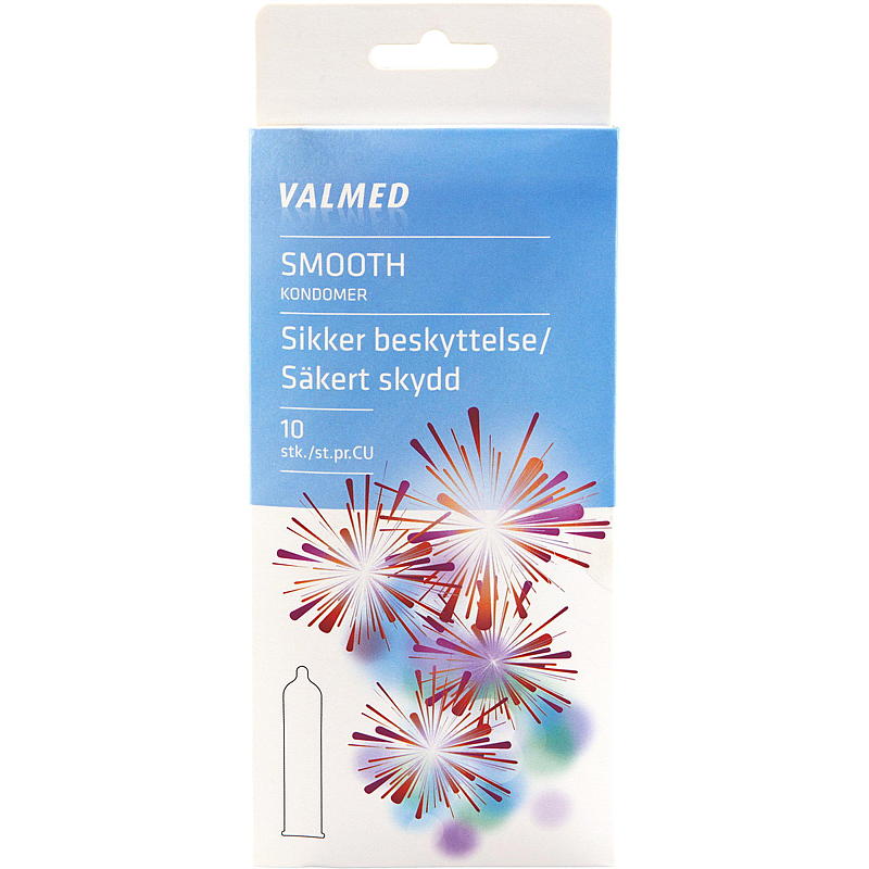 Valmed Kondomer 10-pk smooth latex Valmed