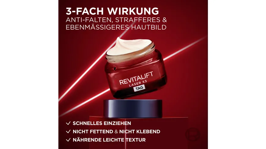 L'Oréal Paris Revitalift Laser X3 Anti Age Intensivpflege Tagescreme 50 ml