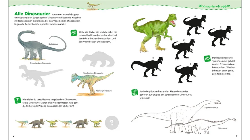 WAS IST WAS Junior Mitmachheft Dinosaurier