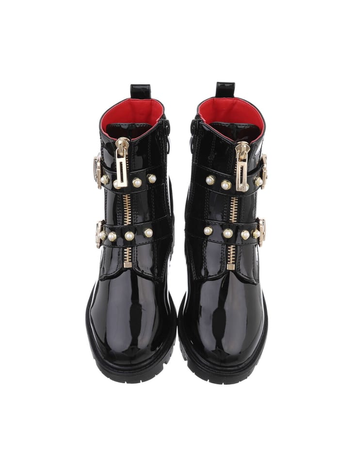 Ital-Design Stiefelette in Schwarz günstig kaufen