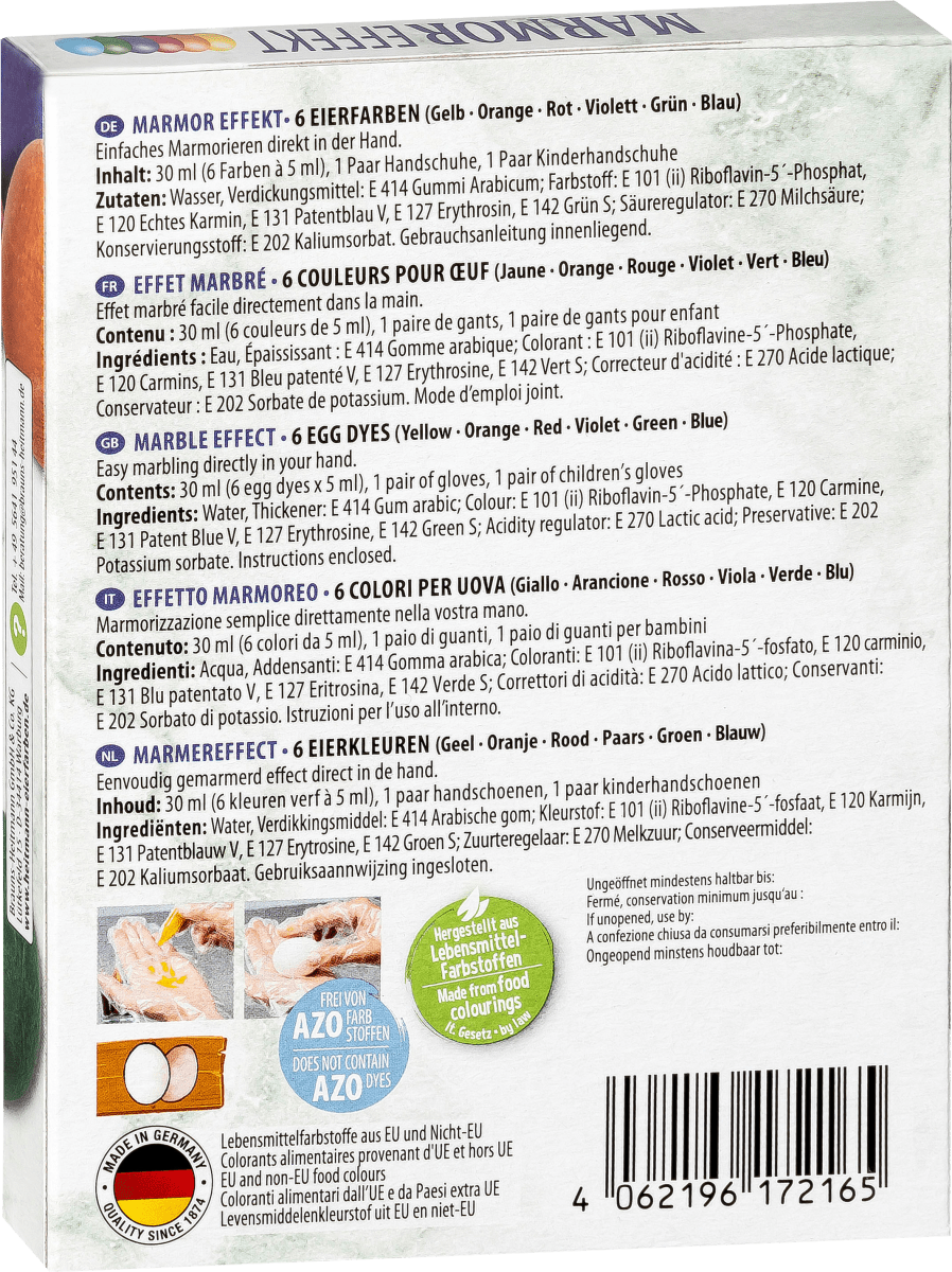 Eierfarben, Marmoreffekt, 1 St