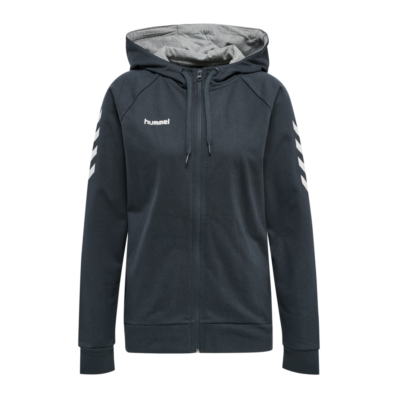 Hummel Cotton Kapuzenjacke Damen Blau F8571