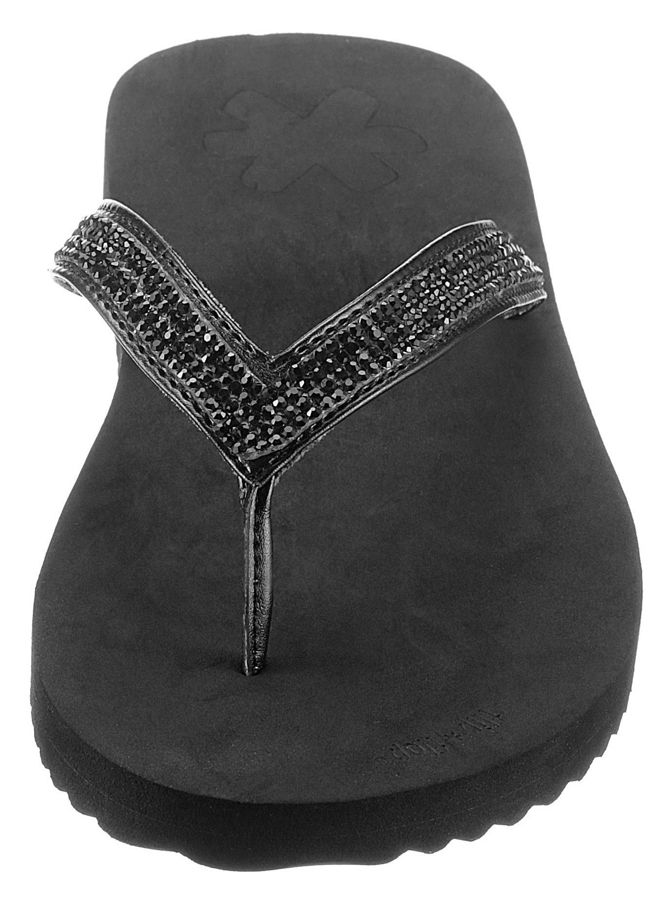Flip Flop flip* Zehentrenner mit funkelnden Riemchen