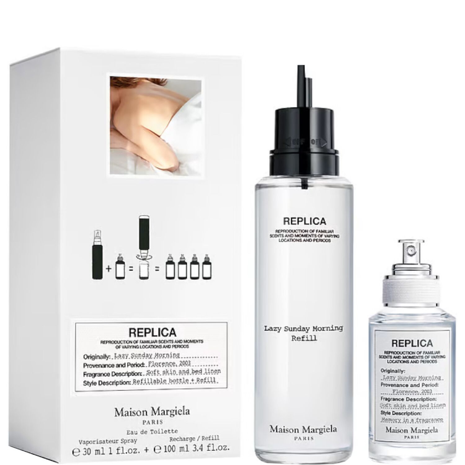 Maison Margiela Lazy Sunday Morning Coffret Eau de Toilette 30 ml & Recharge 100 ml