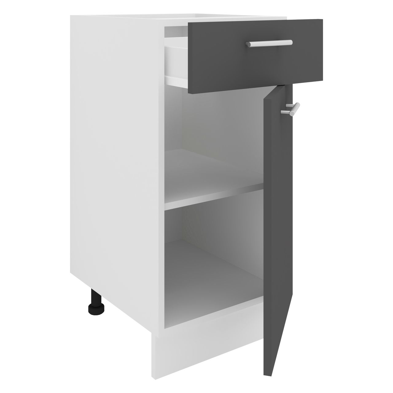 VCM Küchenschrank Breite 40 cm Schublade Unterschrank Küche Küchenmöbel Esilo