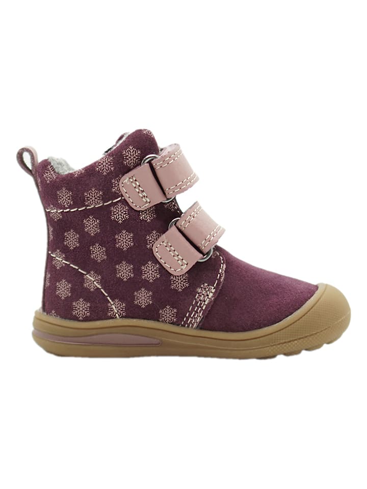 lamino Leder-Boots in Lila günstig kaufen