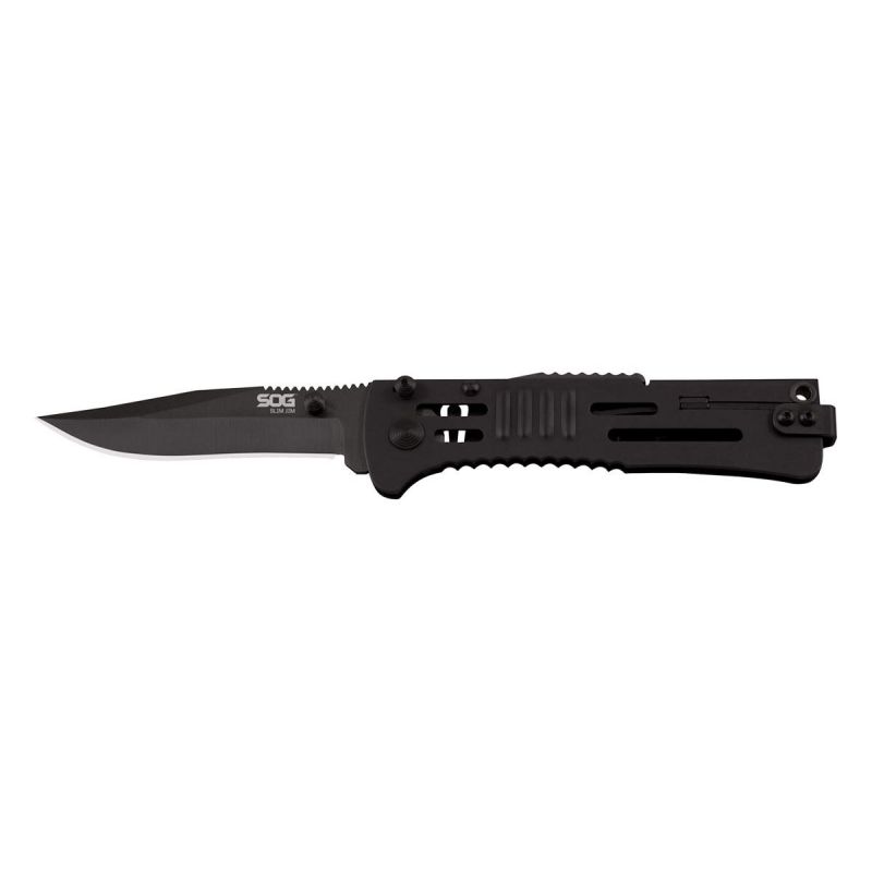 SOG Slimjim Clip Point Black SJ32-CP