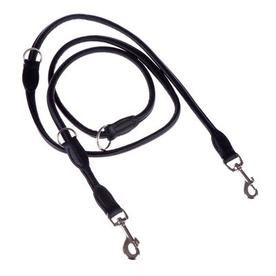 HUNTER Hundeleine Round & Soft Elk schwarz
