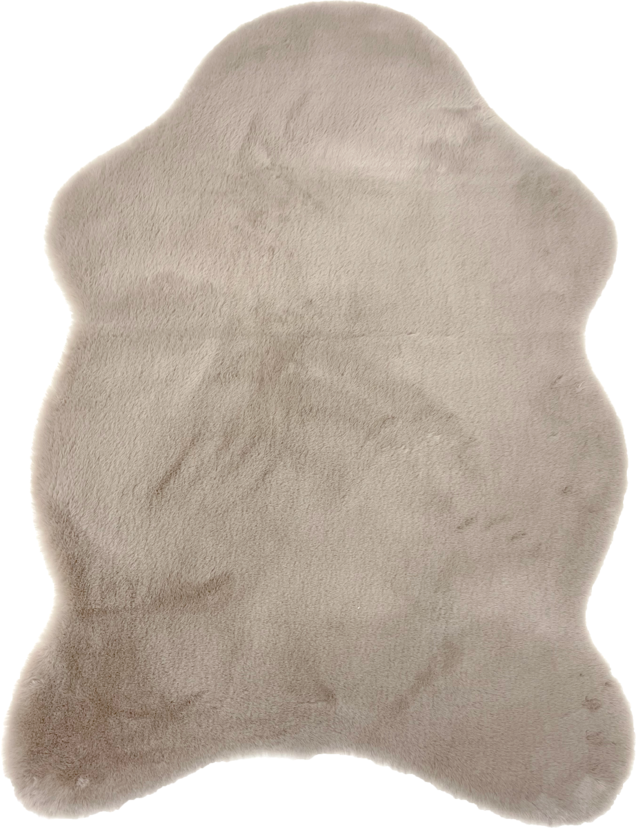 Kunstfell Elda in Schaffelloptik Beige 55 x 80 cm
