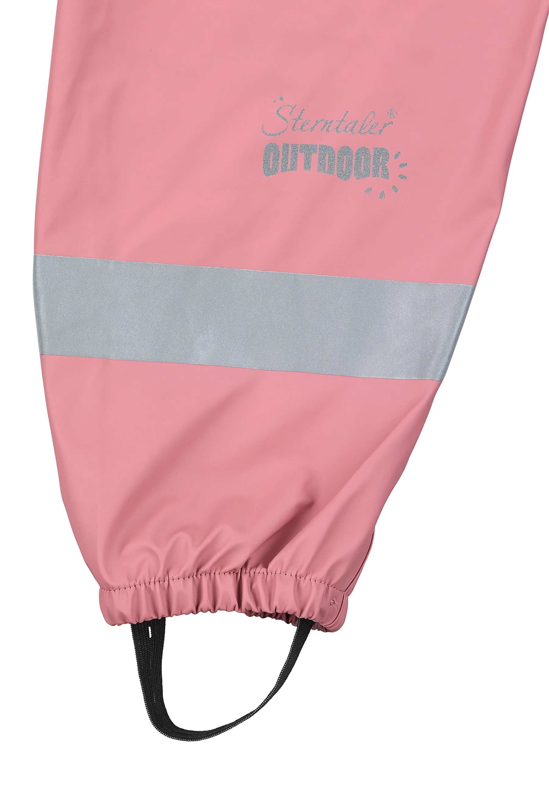 Regenträgerhose ungefüttert mit Reflektoren, uni