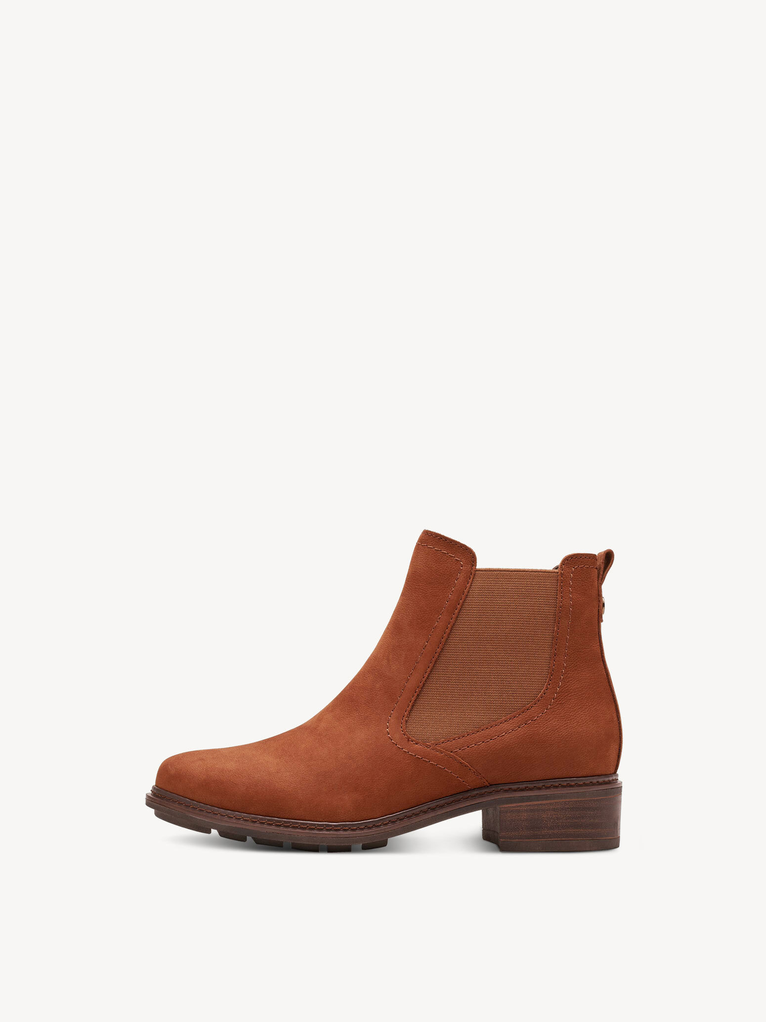 Bottine Chelsea en cuir - marron