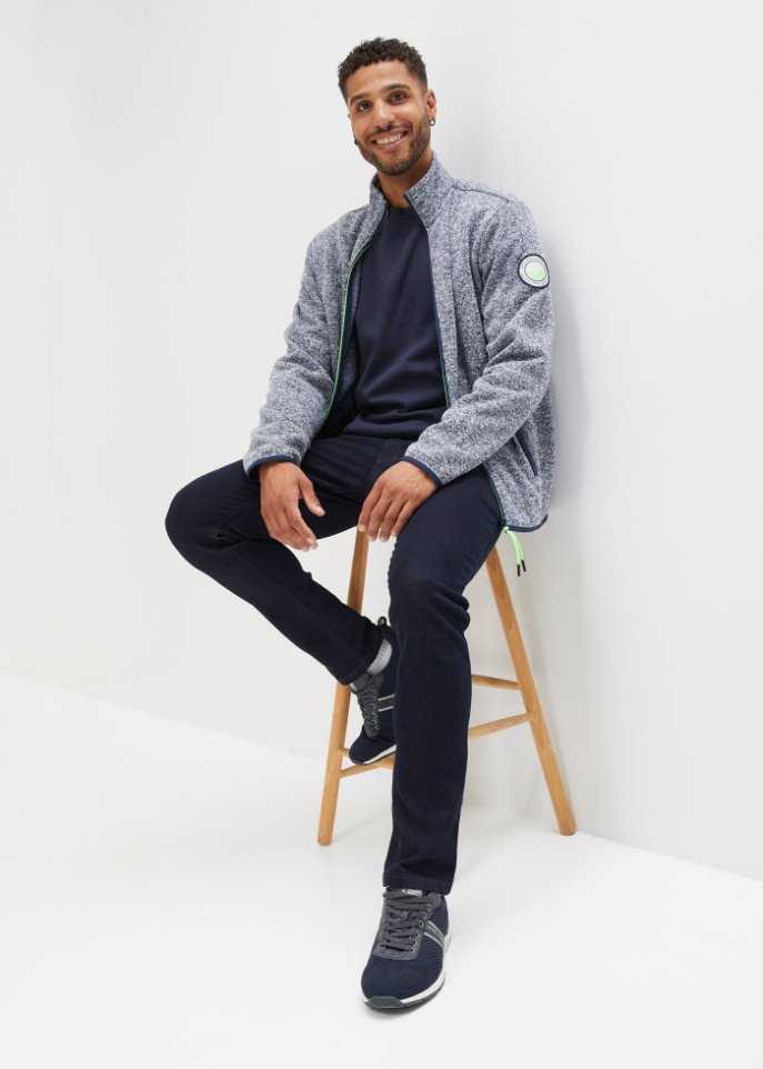 Strickfleecejacke